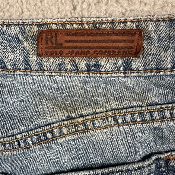 Polo Jeans Co Ralph Lauren Jeans Womens 8 Short Saturday High Rise Straight Deni - Picture 11 of 12
